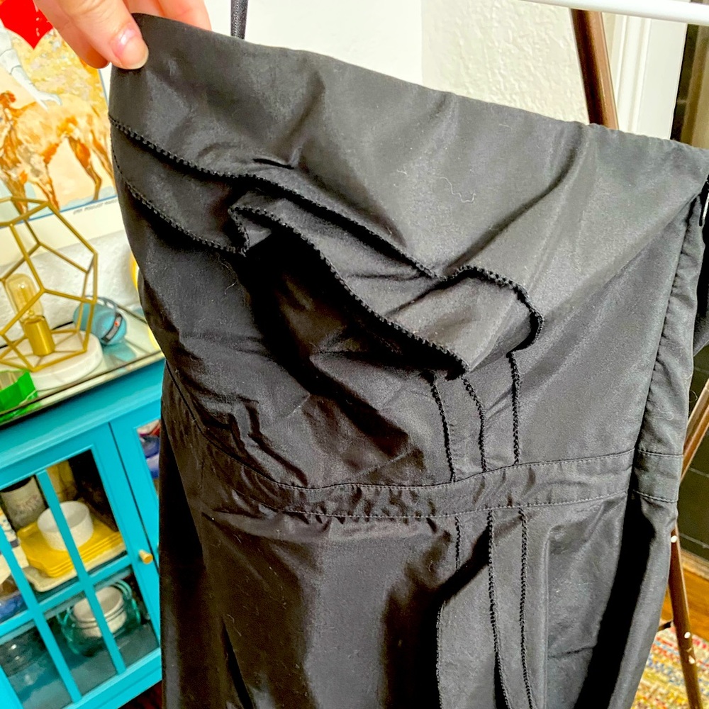 LOFT STRAPLESS COTTON COCKTAIL DRESS